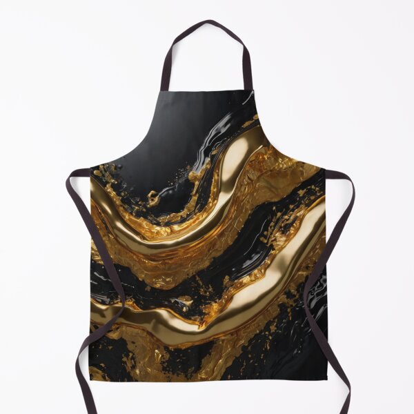 Item preview, Black and Gold Abstract 11 designed and sold by Courtney Croxall.