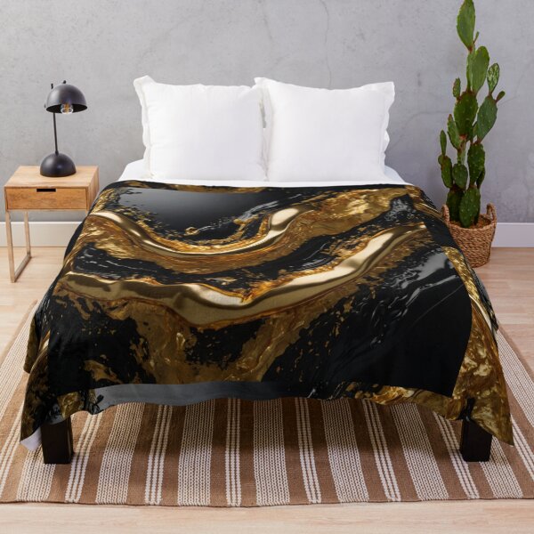 Item preview, Black and Gold Abstract 11 designed and sold by Courtney Croxall.