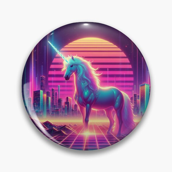 Artikelvorschau, Retrowave-Einhorn entworfen und verkauft von RetroThreadedTs.