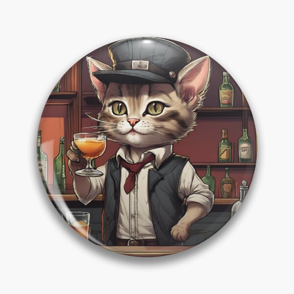 Item preview, Bartender Kitty designed and sold by denydesigns.