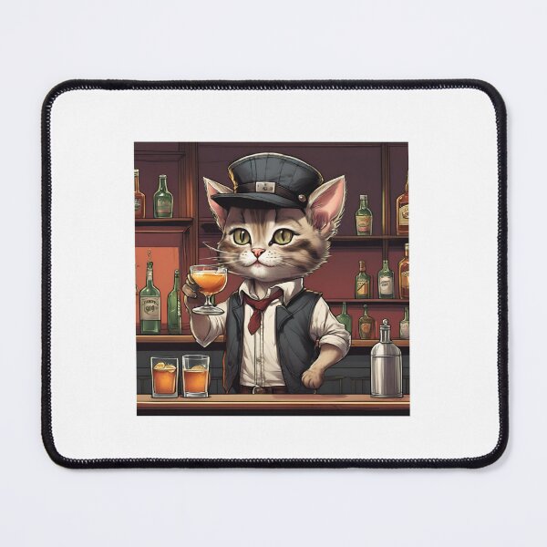 Item preview, Bartender Kitty designed and sold by denydesigns.