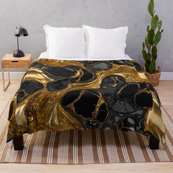 Item preview, Black and Gold Abstract 12 designed and sold by Courtney Croxall.
