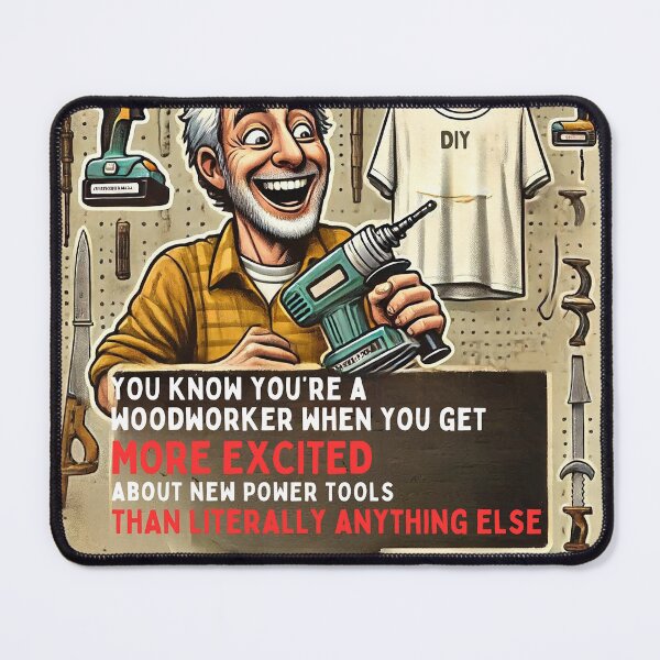 Item preview, You Know You're A Woodworker designed and sold by AlexFilkin.