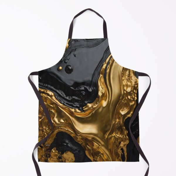 Item preview, Black and Gold Abstract 13 designed and sold by Courtney Croxall.