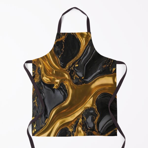 Item preview, Black and Gold Abstract 14 designed and sold by Courtney Croxall.