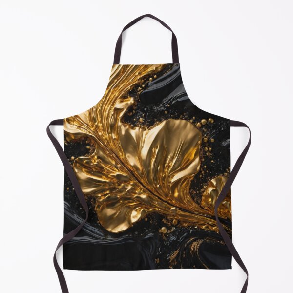 Item preview, Black and Gold Abstract 15 designed and sold by Courtney Croxall.