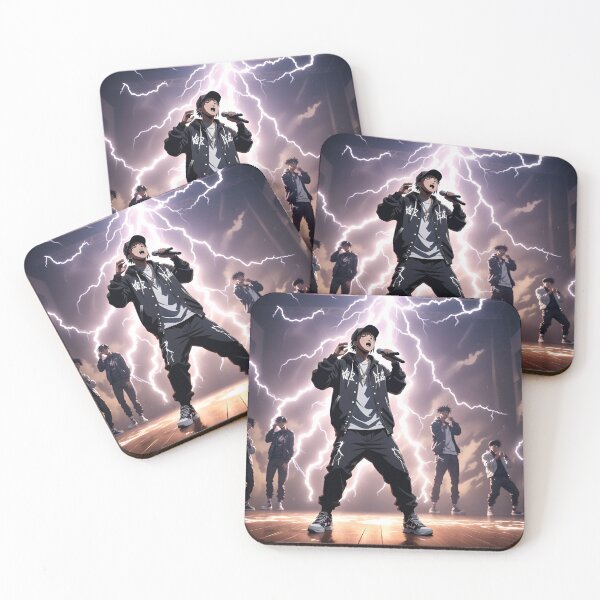 Item preview, Rapper on stage electrifies the atmosphere designed and sold by Artbellachi.