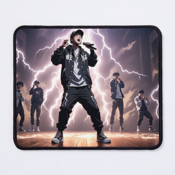 Item preview, Rapper on stage electrifies the atmosphere designed and sold by Artbellachi.