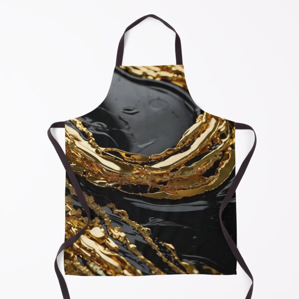 Item preview, Black and Gold Abstract 16 designed and sold by Courtney Croxall.