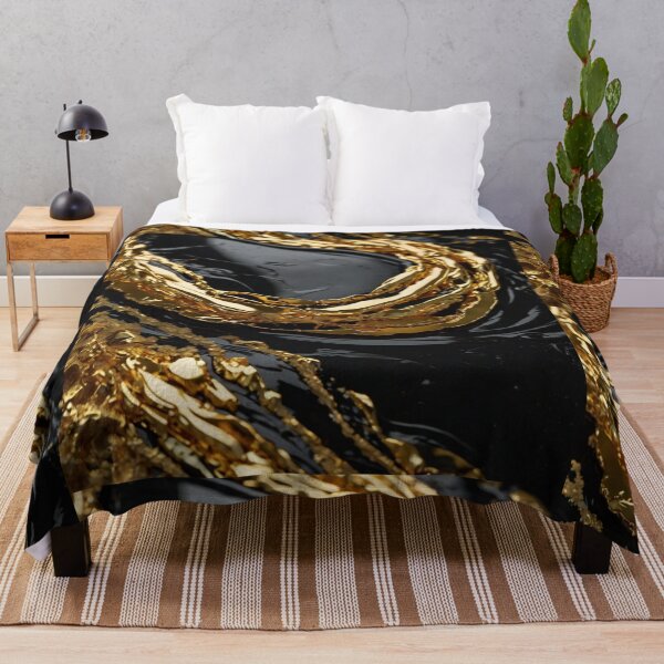 Item preview, Black and Gold Abstract 16 designed and sold by Courtney Croxall.