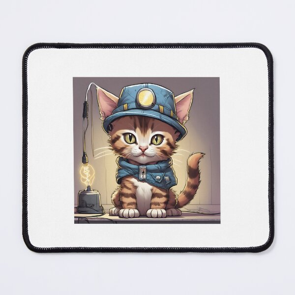 Item preview, Electrician  Kitty designed and sold by denydesigns.