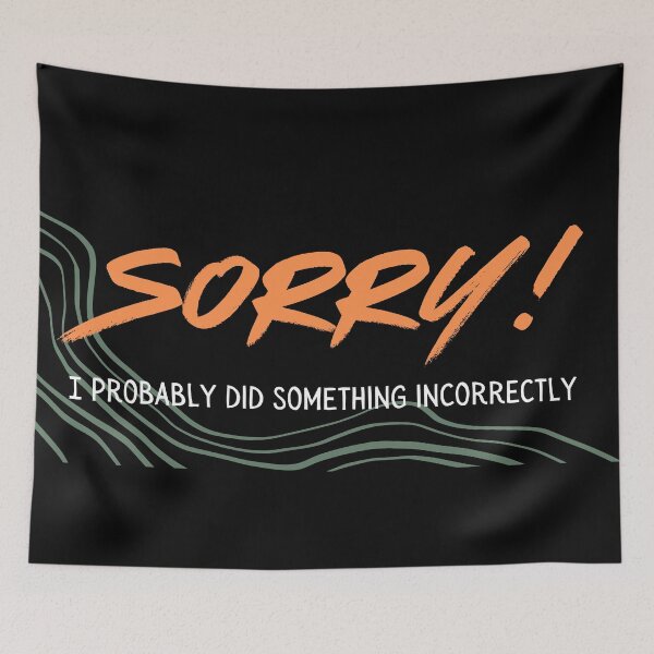 Item preview, I´m sorry - fun introvert design designed and sold by theconfusedangler.