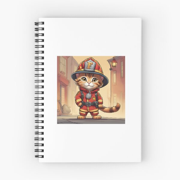 Item preview, Fireman  Kitty designed and sold by denydesigns.
