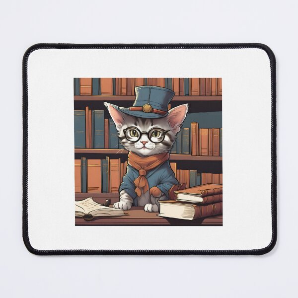 Item preview, Librarian  Kitty designed and sold by denydesigns.