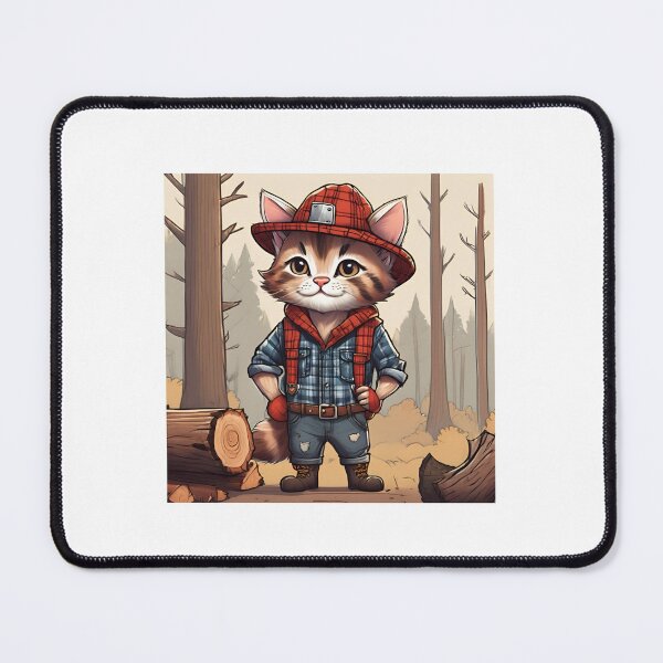 Item preview, Lumberjack Kitty designed and sold by denydesigns.