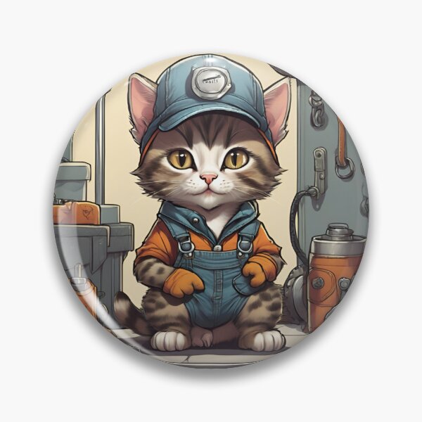 Item preview, Mechanic  Kitty designed and sold by denydesigns.
