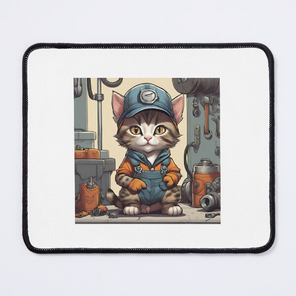 Item preview, Mechanic  Kitty designed and sold by denydesigns.