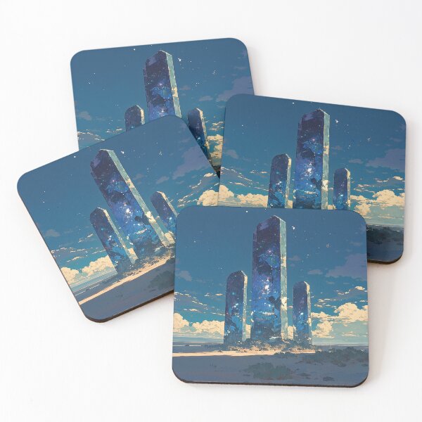 Item preview, Three Monoliths in Desert Landscape designed and sold by Christian Weiss.