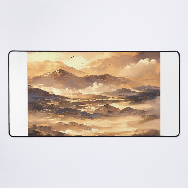 Item preview, Mountains with Golden Tips designed and sold by Christian Weiss.