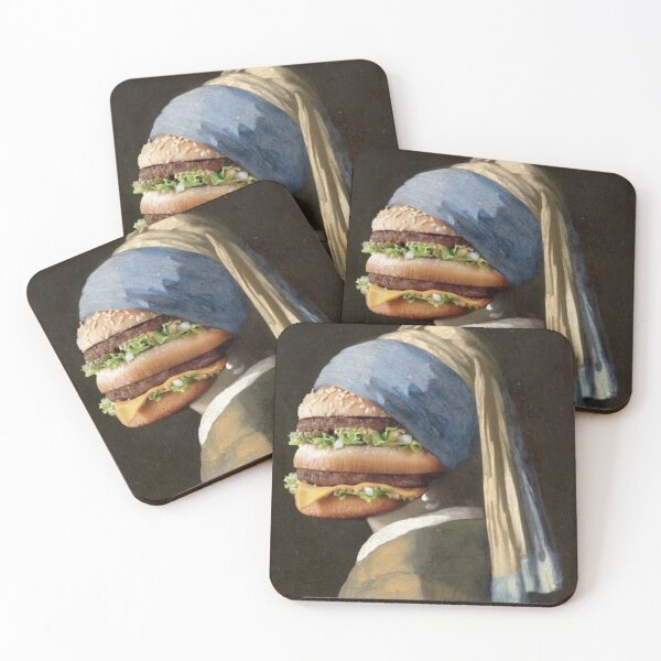 Item preview, Burger with a Pearl Earring designed and sold by Grind107.