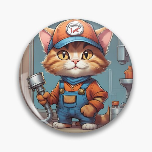 Item preview, Plumber Kitty designed and sold by denydesigns.