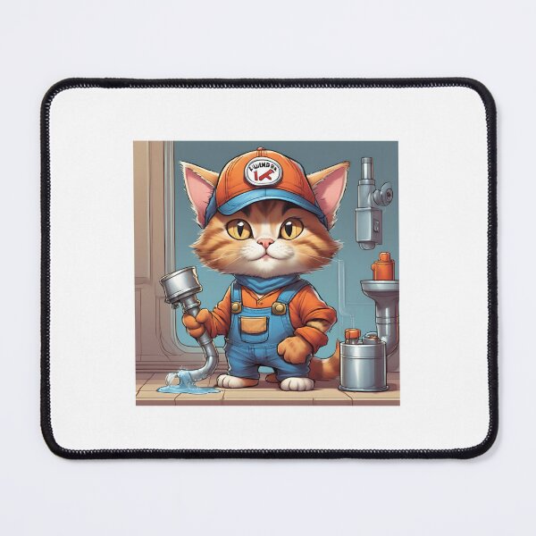 Item preview, Plumber Kitty designed and sold by denydesigns.