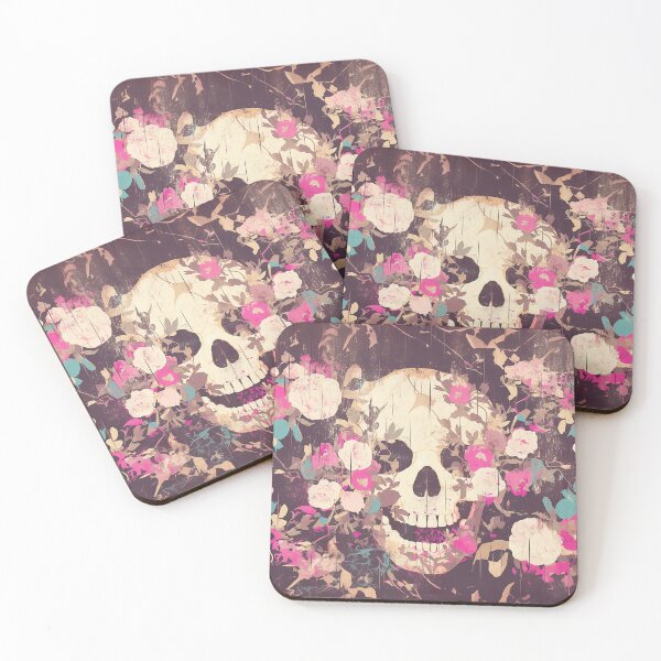 Item preview, Floral Skeletons Wallpaper designed and sold by Christian Weiss.