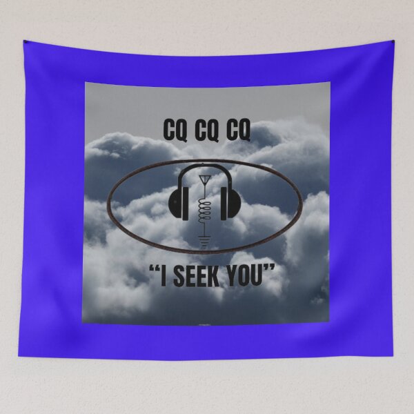 Item preview, "CQ CQ CQ: Calling All Radio Enthusiasts - Amateur Radio Design" designed and sold by Mrpalaad.