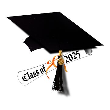Class Of 2025 Graduation Cap And Diploma Sticker For Sale By Raf,360x360,075,t,fafafa Ca443f4786