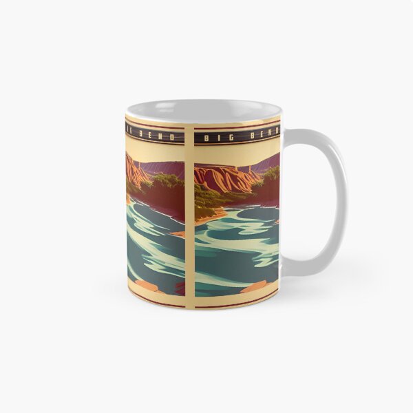 Item preview, Vintage Big Bend Travel Texas designed and sold by CattlettArt.