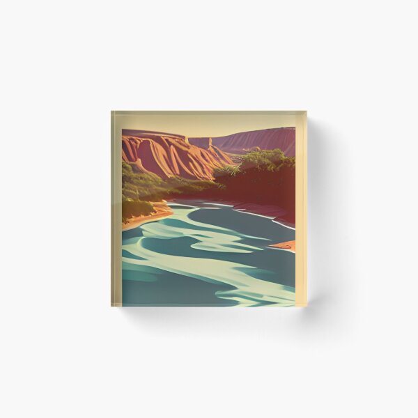 Item preview, Vintage Big Bend Travel Texas designed and sold by CattlettArt.