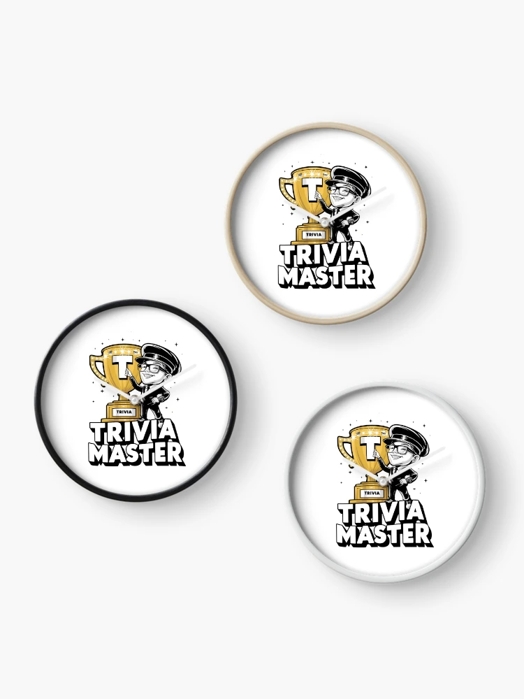 Thumbnail 3 of 4, Clock, Trivia Master designed and sold by Peter Stawicki.