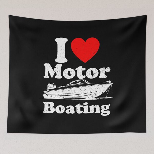 Item preview, I Love Motor Boating - Funny Boating designed and sold by crenaviolena.