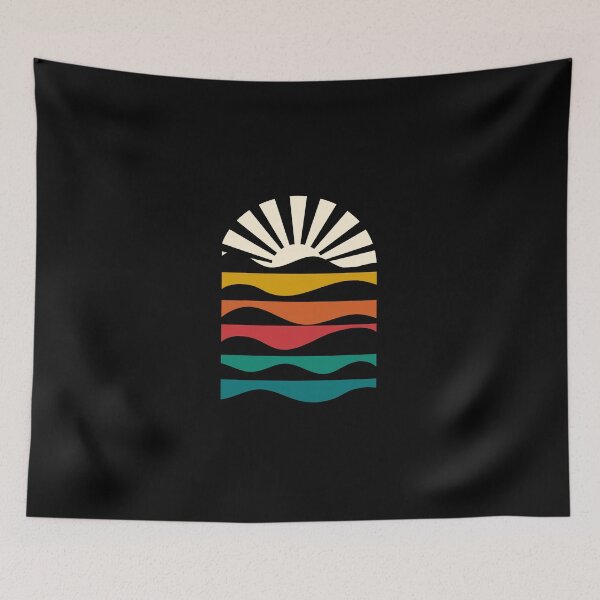Item preview, Minimal sun and waves designed and sold by clingcling.
