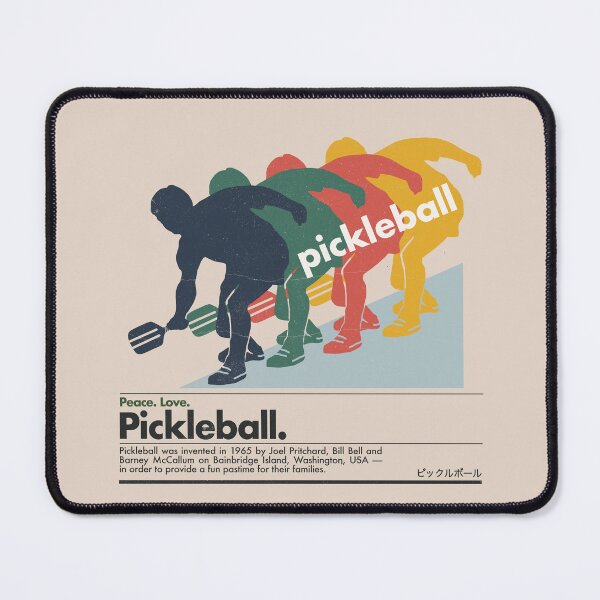 Item preview, PEACE LOVE PICKLEBALL RETRO SHIRT designed and sold by aydapadi.