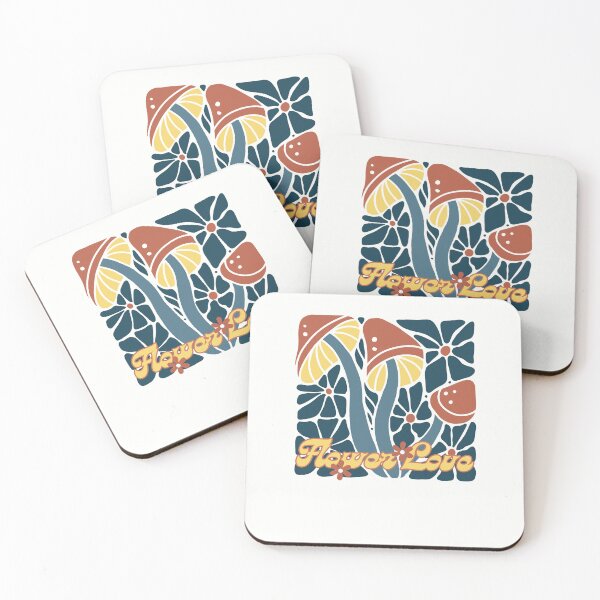 Item preview, Retro Pattern Geometric 80s Trendy Flower Mushroom T-shirt Sticker designed and sold by ThinkNature!.