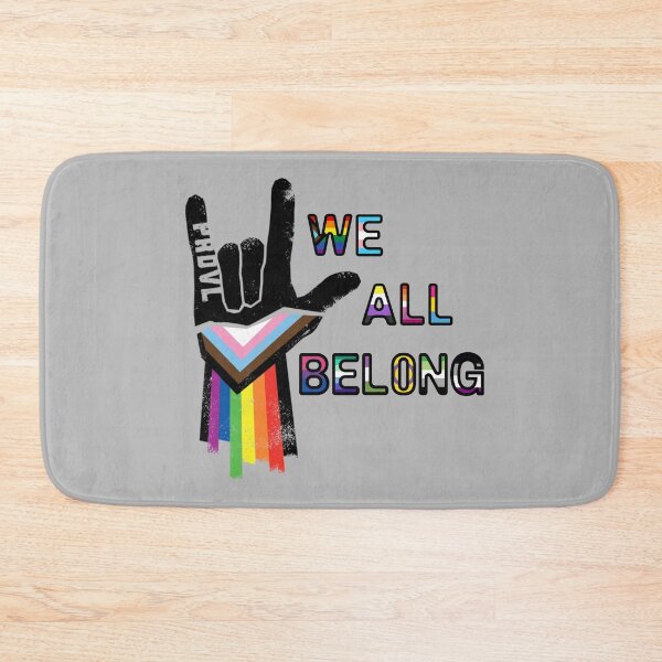 Item preview, We All Belong Prideville Love designed and sold by Prideville Oregon.