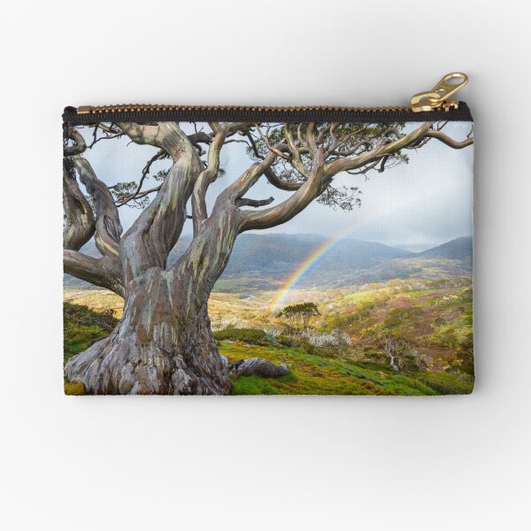 Snowgum Rainbow, Kosciuszko National Park, New South Wales, Australia Zipper Pouch