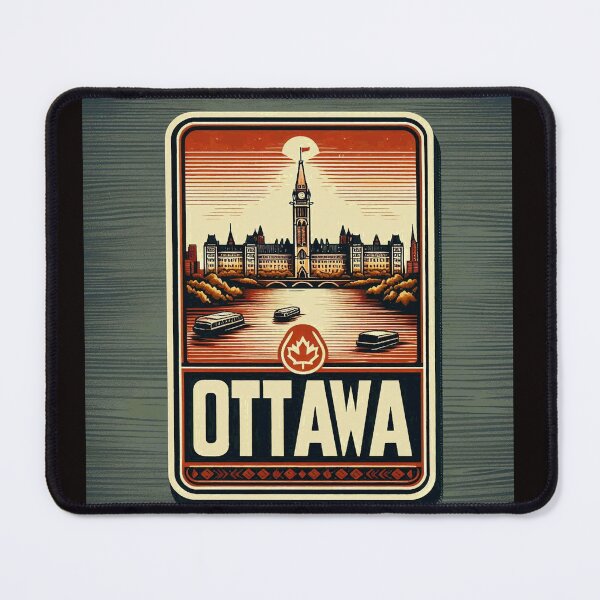 Item preview, Ottawa Vintage Travel Sign designed and sold by Thedigital91.