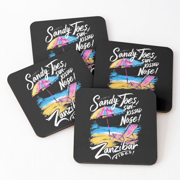 Item preview, Sandy Toes, Sun-Kissed Nose! Escape to Zanzibar's Blissful Beaches designed and sold by SplashTastic.