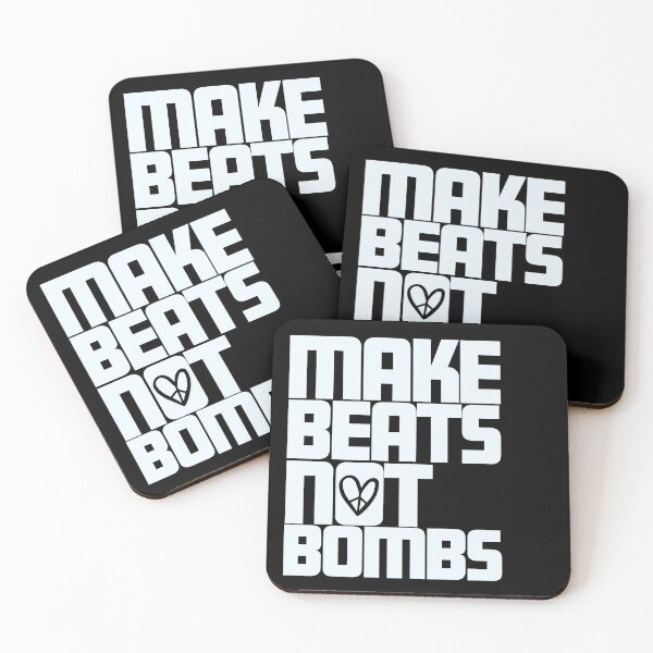 Item preview, Make Beats Not Bombs designed and sold by modernistdesign.