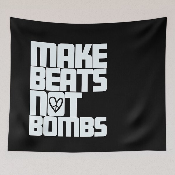 Item preview, Make Beats Not Bombs designed and sold by modernistdesign.