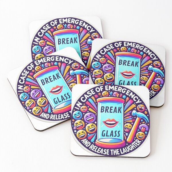 Item preview, In Case Of Emergency Break Glass And Release The Laughter designed and sold by AlexFilkin.