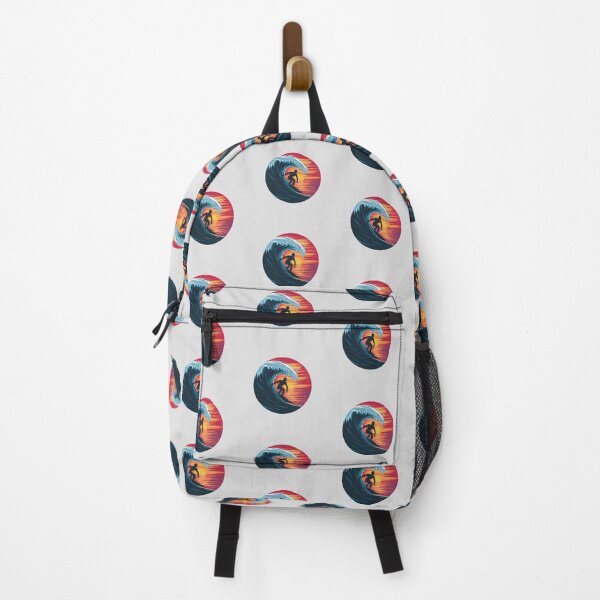 Item preview, Silhouette of Surfer Riding Wave designed and sold by Itsheartshop.