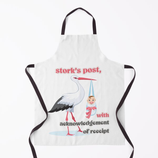 Item preview, Stork's post, with acknowledgement of receipt designed and sold by KolbaVison.
