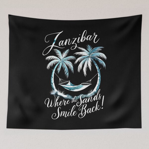 Item preview, Where the Sands Smile Back! Zanzibar's Tropical Paradise Awaits designed and sold by SplashTastic.