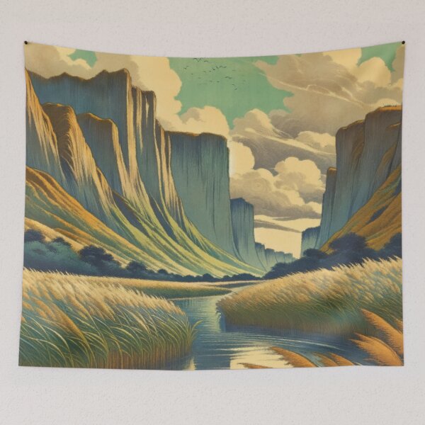Item preview, Going towards Gen - A Contemporary Ukiyo-e Nature Landscape designed and sold by Kijiermono.
