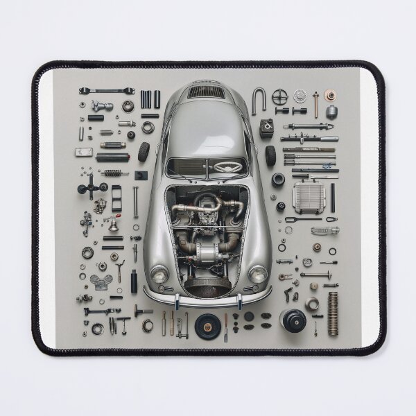 Item preview, 356 Classic Car Knolling Craft designed and sold by StefNomadLife.