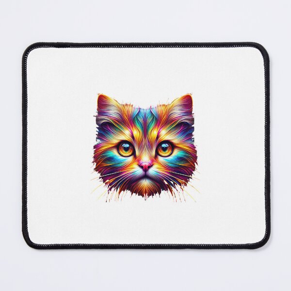 Item preview, Colorful cat face designed and sold by ModederZukunft.