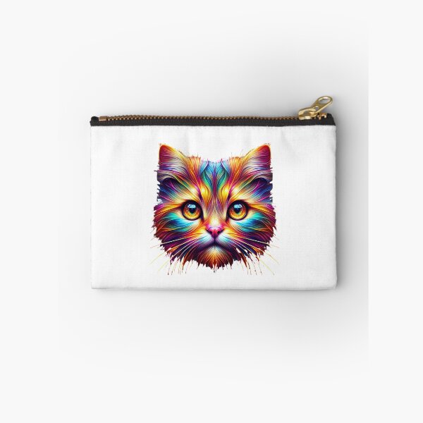 Item preview, Colorful cat face designed and sold by ModederZukunft.